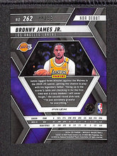 Load image into Gallery viewer, Bronny James Jr. 2024-25 Panini Mosaic NBA Debut Purple Mosaic #262 /99

