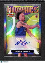 Load image into Gallery viewer, Dereck Lively II 2023/24 Topps Finest Rookies Autograph Refractor #RFA-DLII RC

