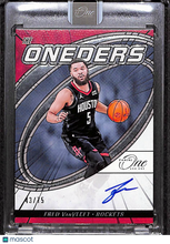 Load image into Gallery viewer, Fred VanVleet 2023-24 Panini One and One The Oneders Signatures #TOS-FVV 43/75
