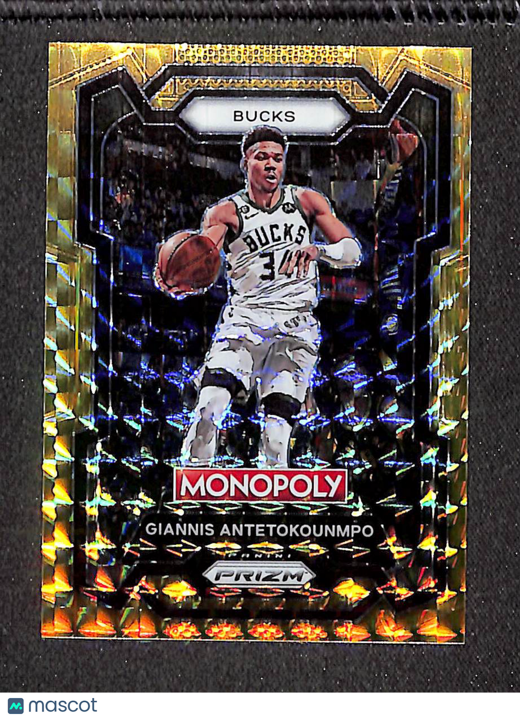 Giannis Antetokounmpo 2023-24 Panini Prizm Monopoly Gold #49 16/49