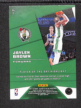 Load image into Gallery viewer, Jaylen Brown 2021-22 Panini Player of the Day Moon Lava #3 /199
