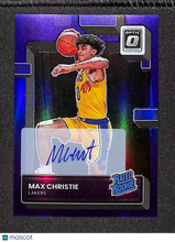 Load image into Gallery viewer, Max Christie 2022-23 Panini Donruss Optic Rated Rookies Signatures Purple #233
