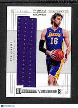 Load image into Gallery viewer, Pau Gasol 2012-13 Panini National Treasures Material Treasures #3 36/49
