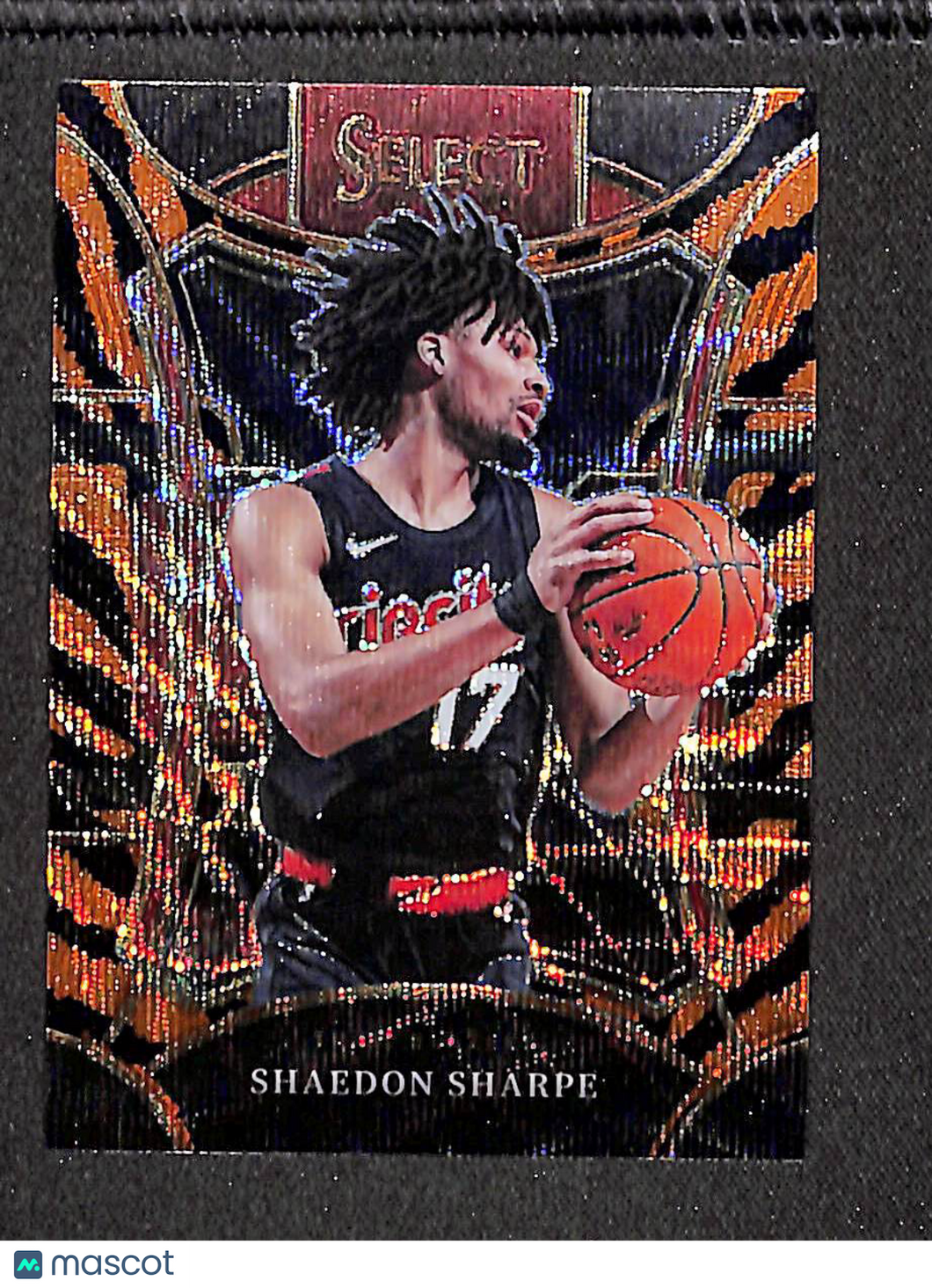 Shaedon Sharpe 2023-24 Panini Select Tiger Stripe Prizm #386