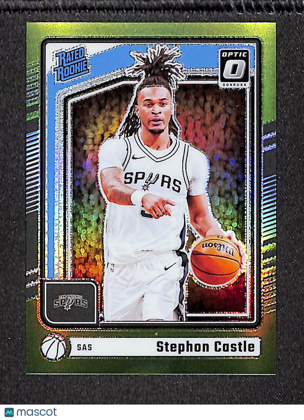 Stephon Castle 2024-25 Panini Donruss Optic Lime Green #254 /149