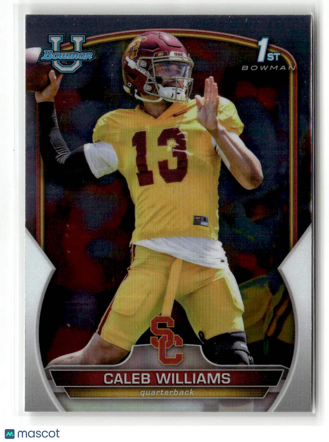 Caleb Williams 2022 Topps Bowman Chrome University #50