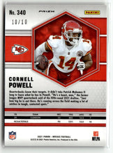 Load image into Gallery viewer, Cornell Powell 2021 Panini Mosaic No Huddle Gold #340 /10
