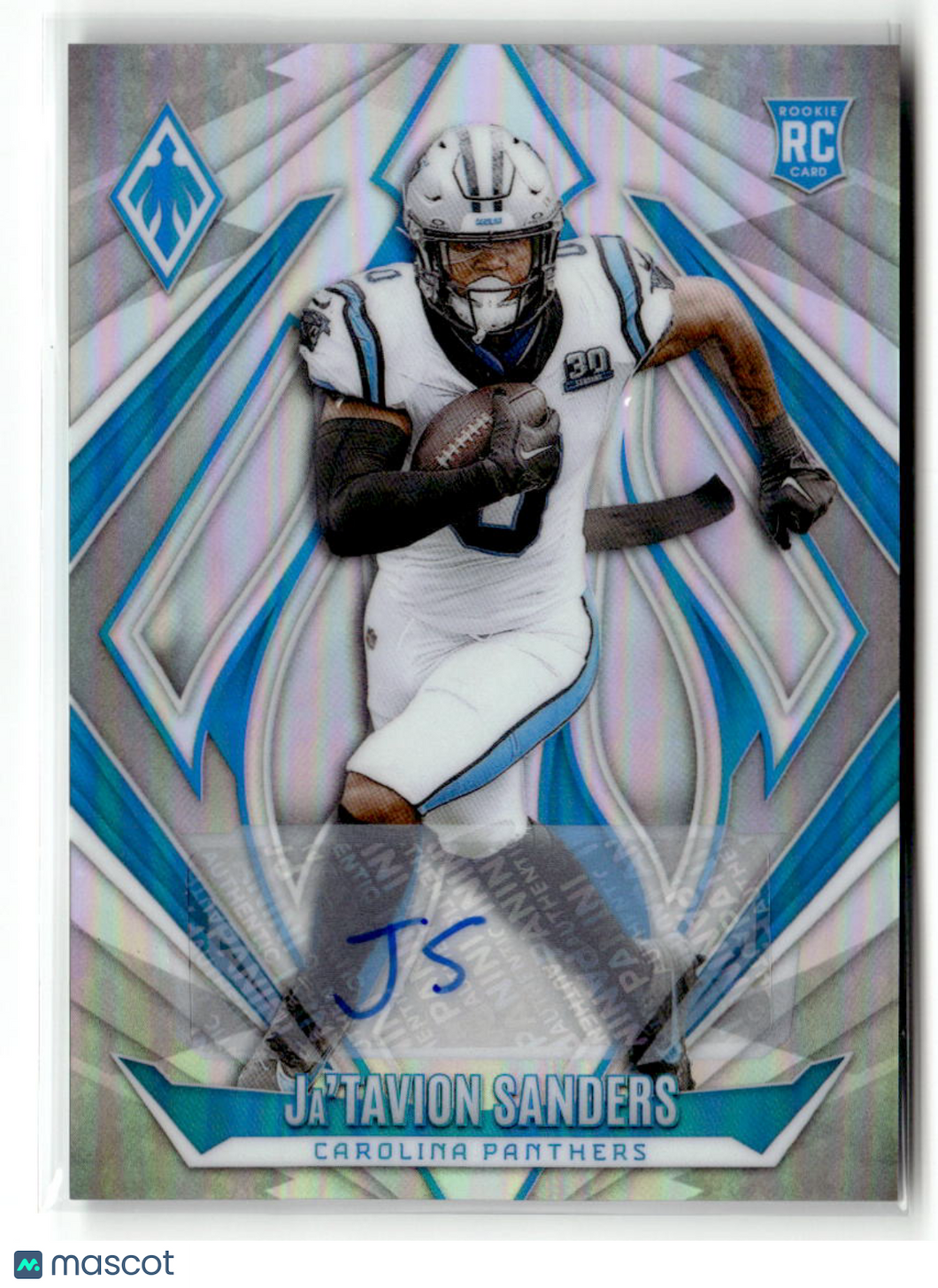 Ja'Tavion Sanders 2025 Panini Phoenix Football Autographs Silver #194 /199