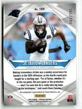 Load image into Gallery viewer, Ja&#39;Tavion Sanders 2025 Panini Phoenix Football Autographs Silver #194 /199

