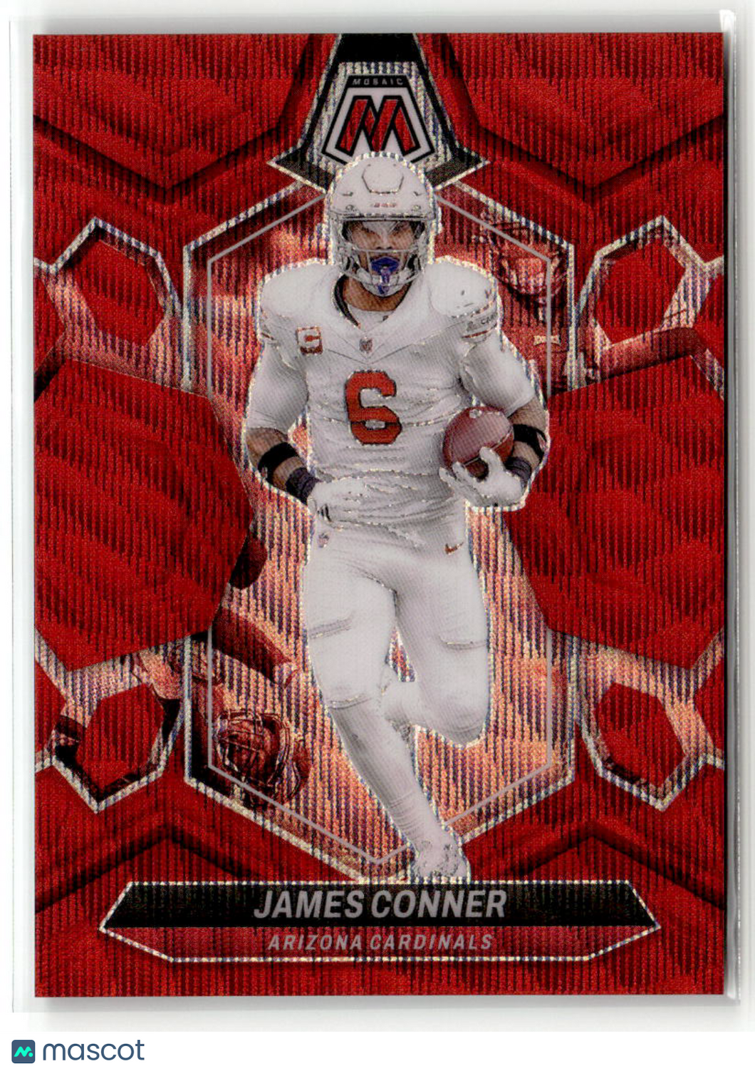 James Conner 2024 Panini Mosaic Red Wave Mosaic #2 /9