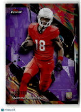 Load image into Gallery viewer, Marvin Harrison Jr. 2024 Topps Finest Purple Refractor #189 /200
