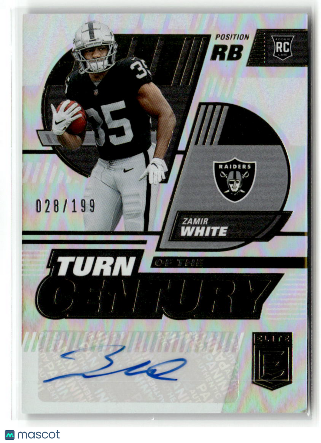 Zamir White 2022 Panini Donruss Elite Turn of the Century Autographs #TC-34 /199