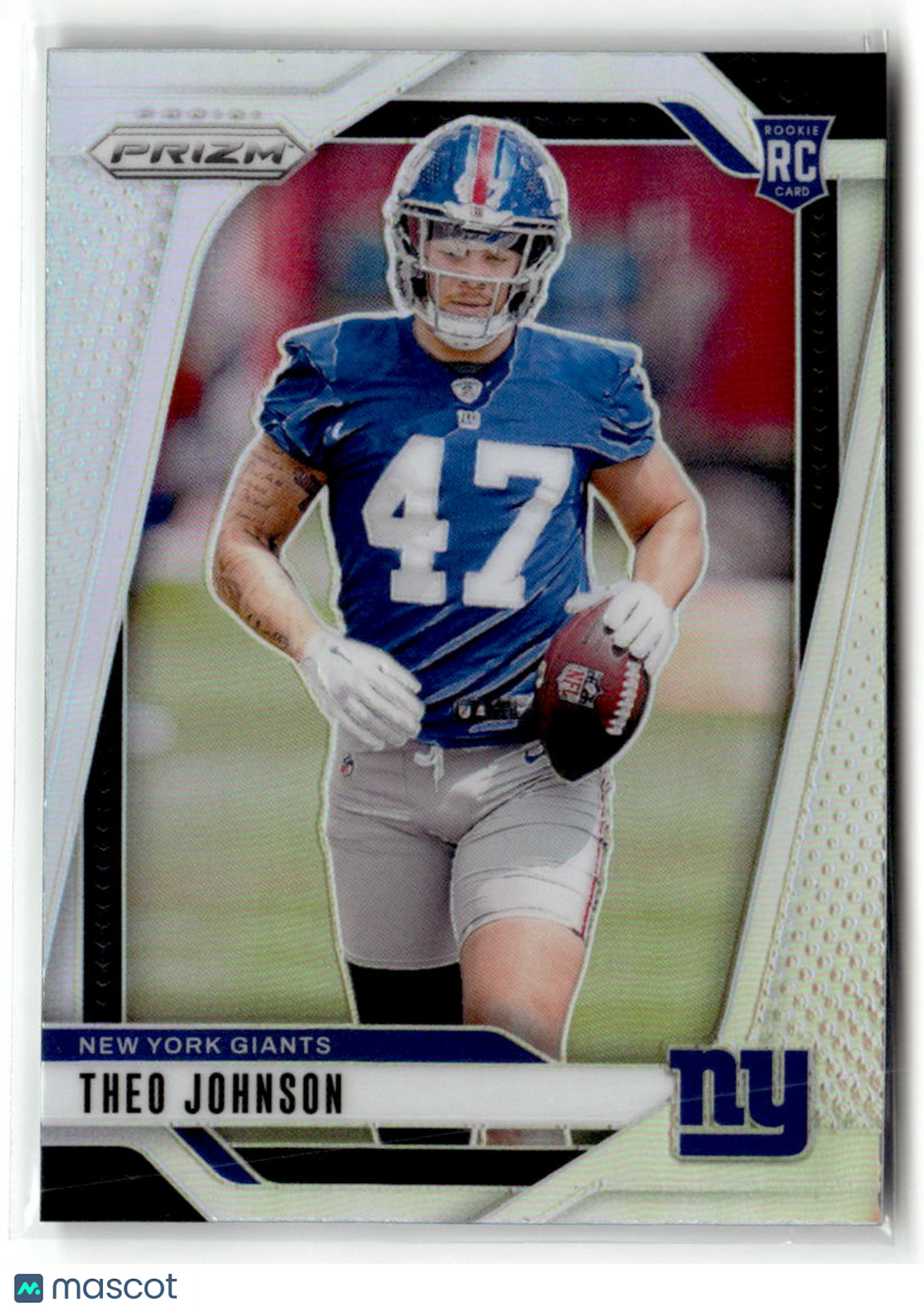Theo Johnson 2024 Panini Prizm Football Silver #390