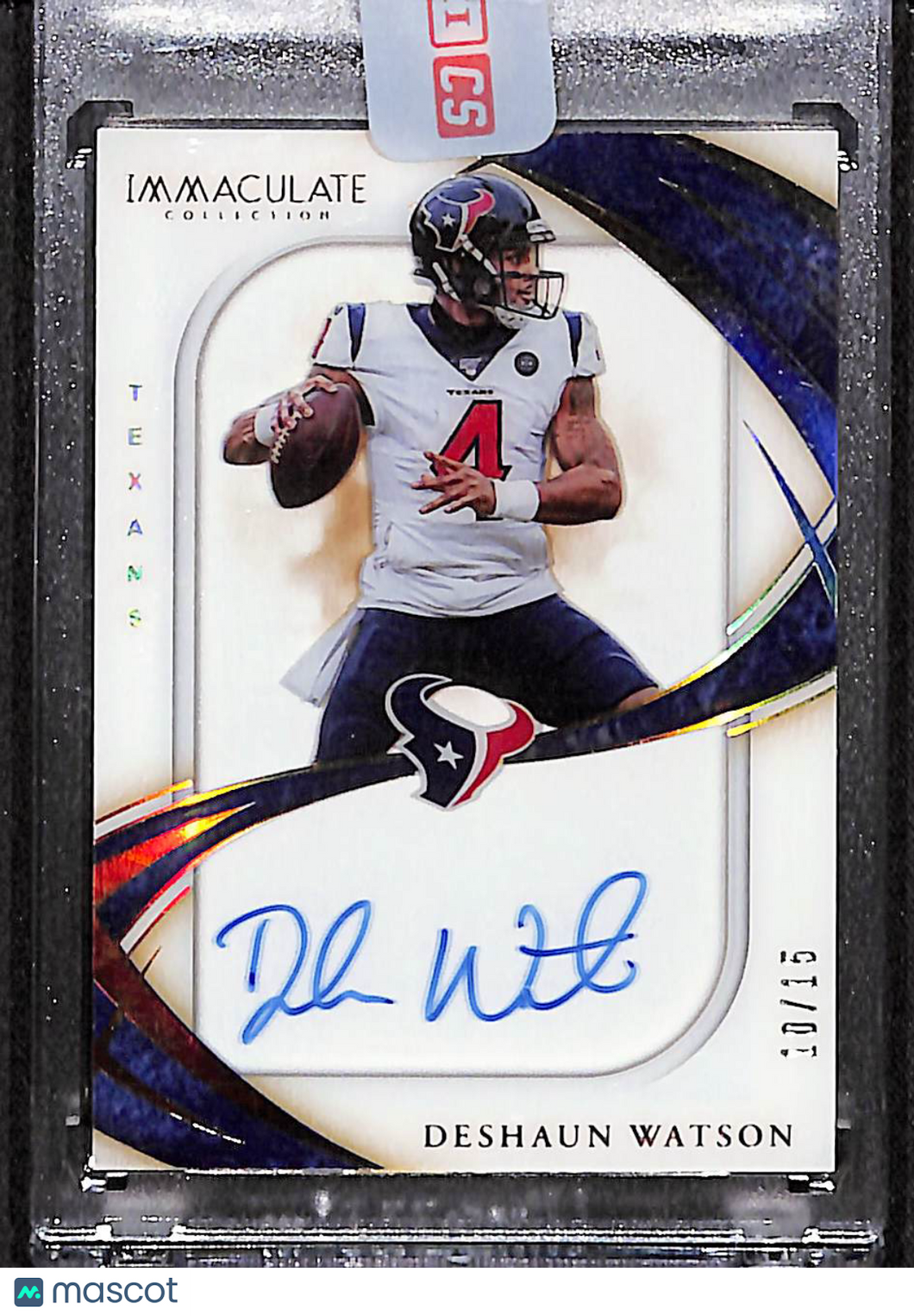 Deshaun Watson 2020 Immaculate Collection Football Shadow Signatures #SS-DW /15