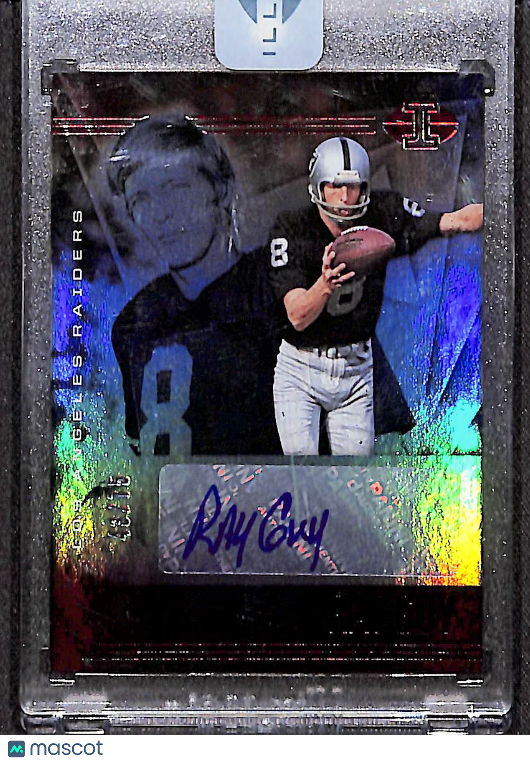 Ray Guy 2020 Panini Illusions Trophy Collection Signatures Red #TCS-25 /75