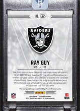 Load image into Gallery viewer, Ray Guy 2020 Panini Illusions Trophy Collection Signatures Red #TCS-25 /75

