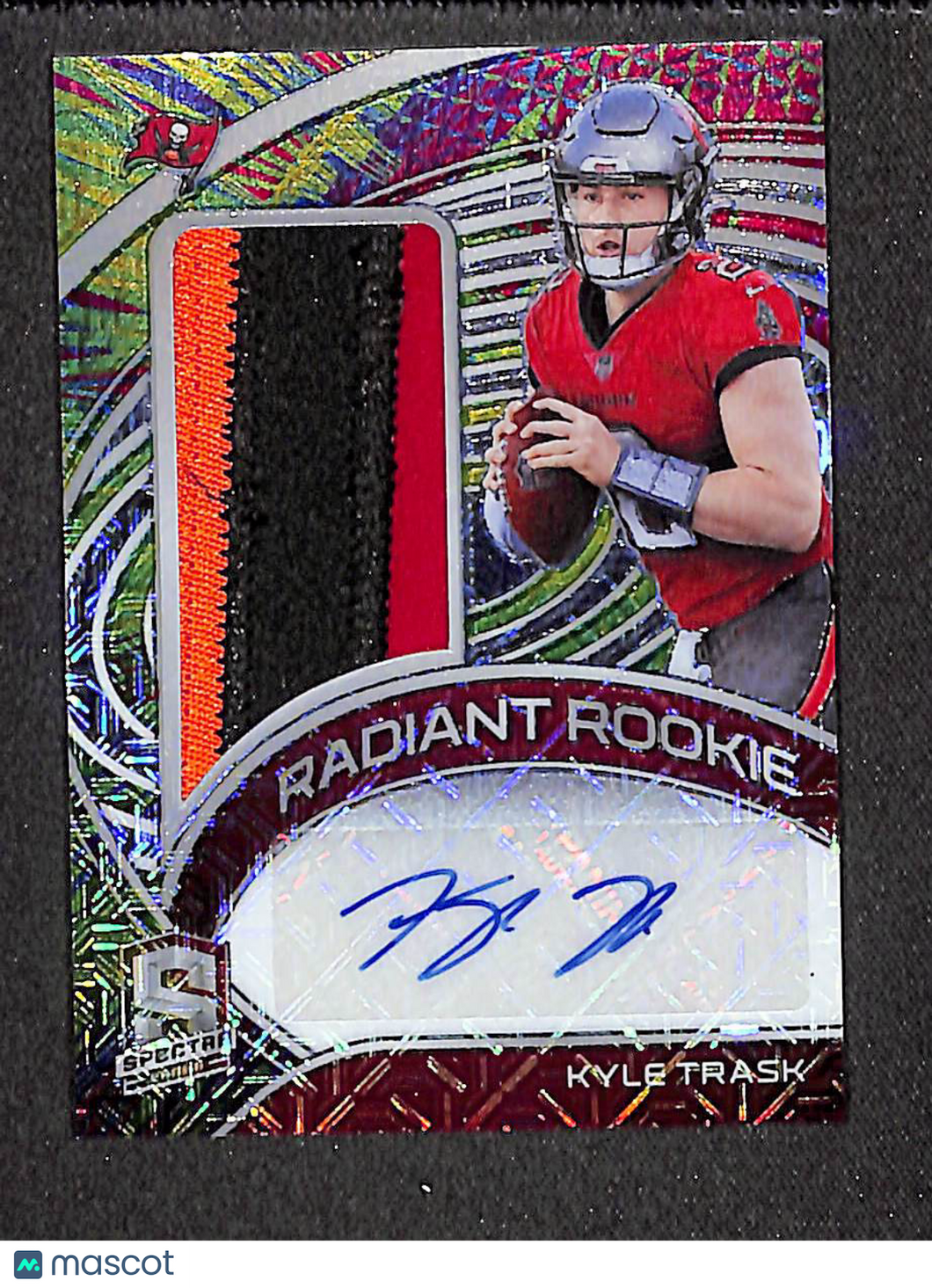 Kyle Trask 2021 Panini Spectra Radiant Rookie Patch Signatures Meta #RRS-KTR /10
