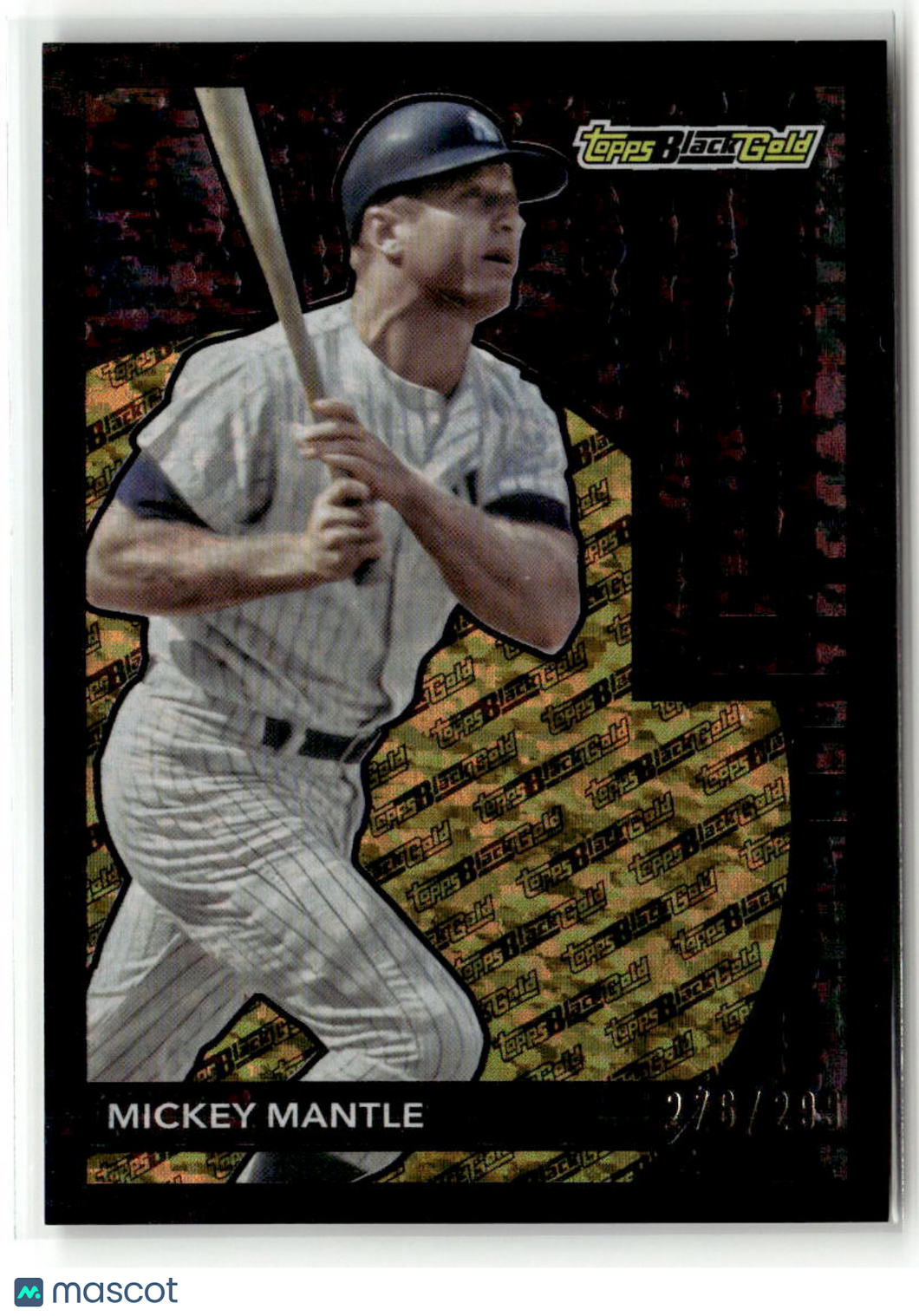 Mickey Mantle 2023 Topps Black Gold #BG-23