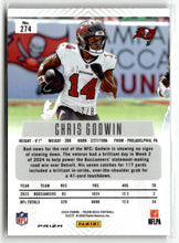 Load image into Gallery viewer, Chris Godwin 2025 Panini Prizm Black Gold Shimmer #274 /8 7/8
