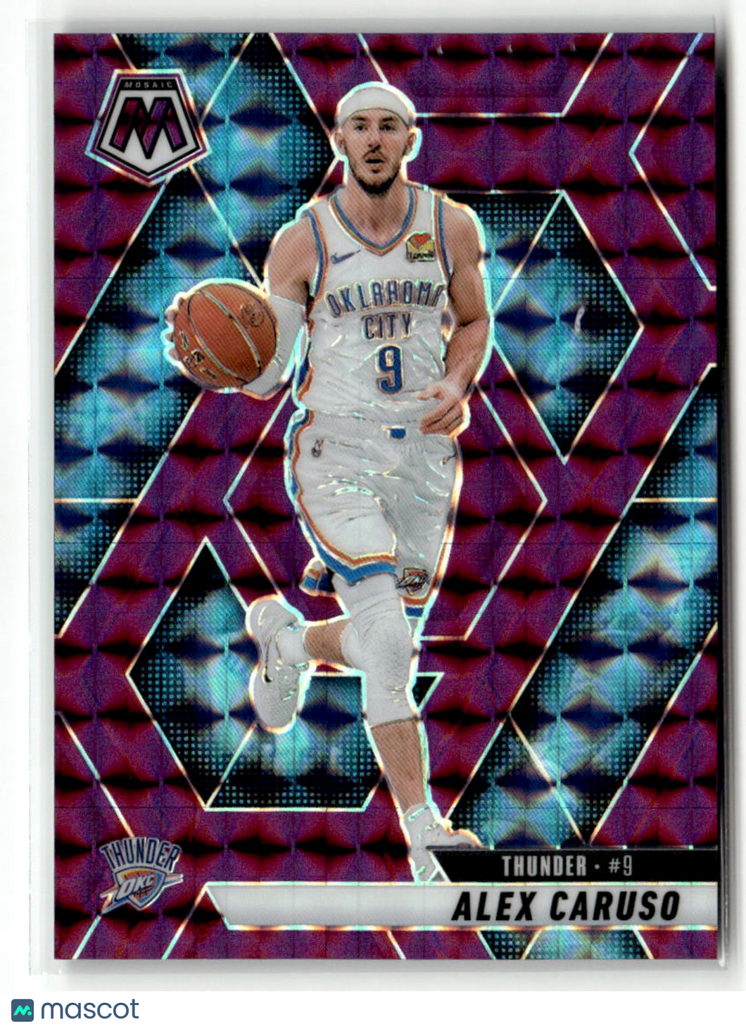 Alex Caruso 2025 Panini Mosaic Purple Mosaic #182 /99