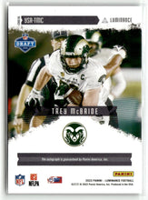 Load image into Gallery viewer, Trey McBride 2022 Panini Luminance Year One Blue Ink #YSR-TMC RC
