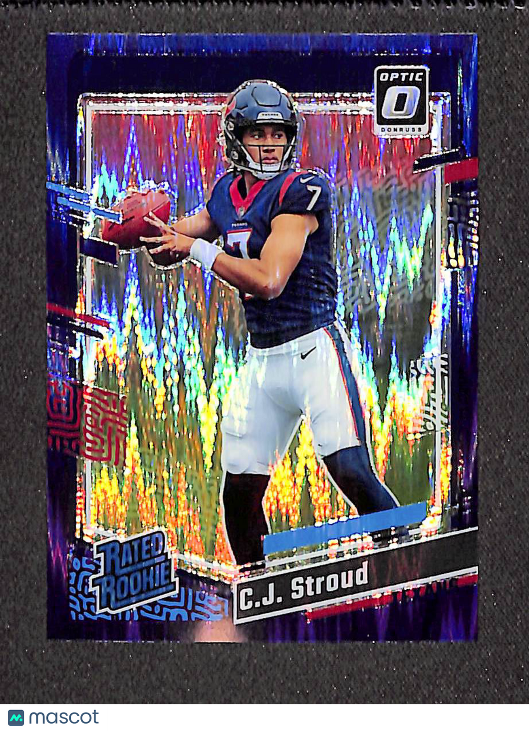 C.J. Stroud 2023 Panini Donruss Optic Purple Shock #244