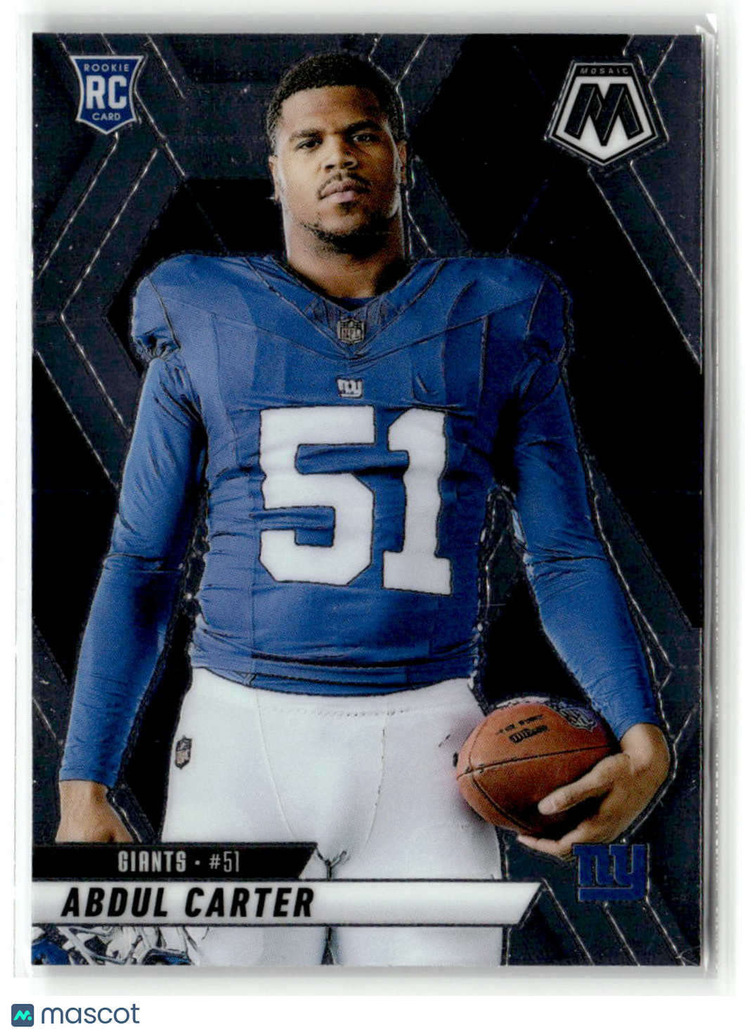 Abdul Carter 2025 Panini Mosaic Football #282 RC