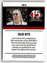 Load image into Gallery viewer, Chloe Kitts 2025 Leaf 15th Anniversary 1991 Base Lazer Orange #91B-31 /4
