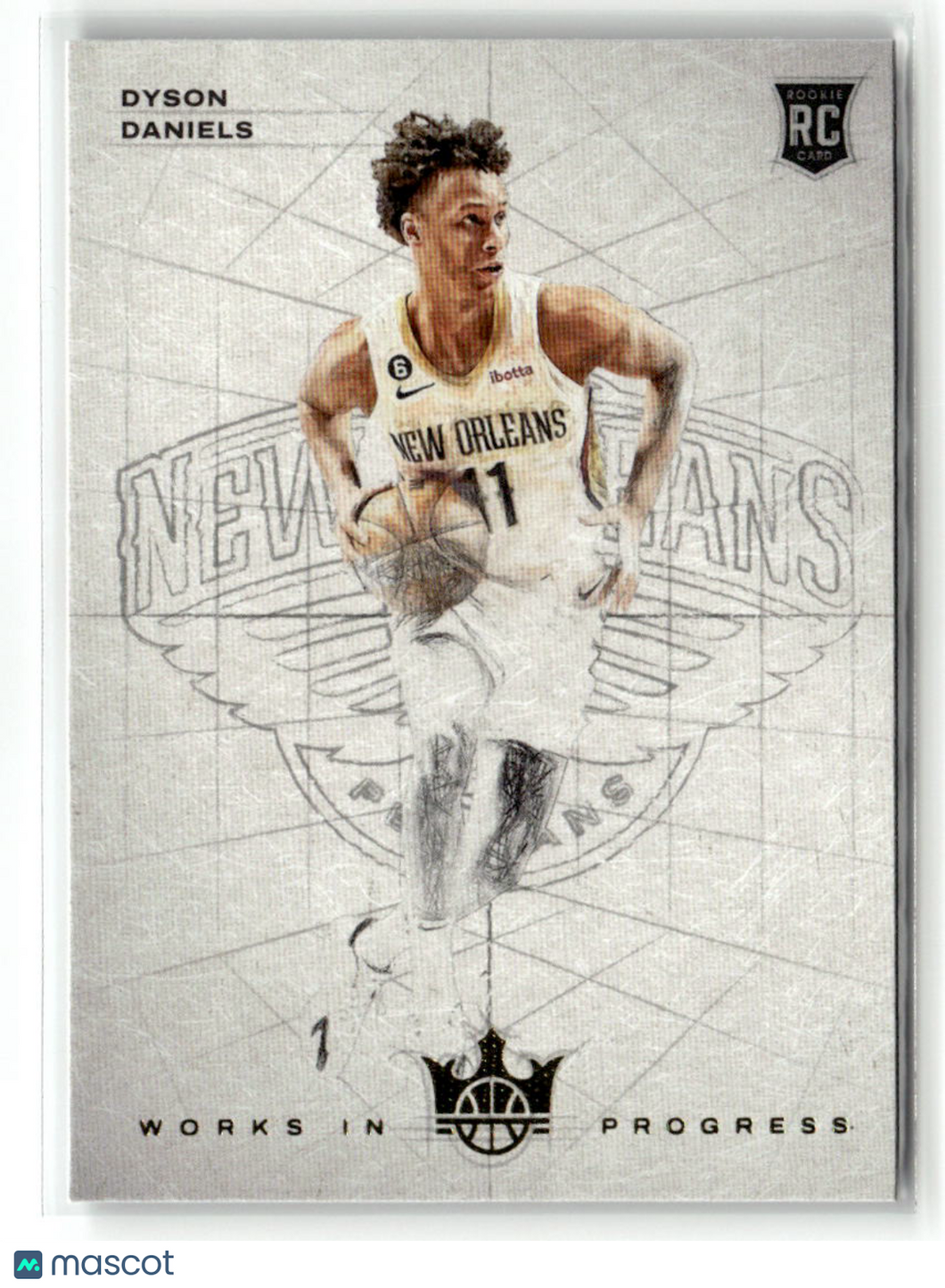 Dyson Daniels 2022-23 Panini Court Kings Works in Progress #16