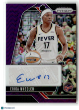 Load image into Gallery viewer, Erica Wheeler 2024 Panini WNBA Prizm Signatures Prizms Purple #SG-EW /49 30/49
