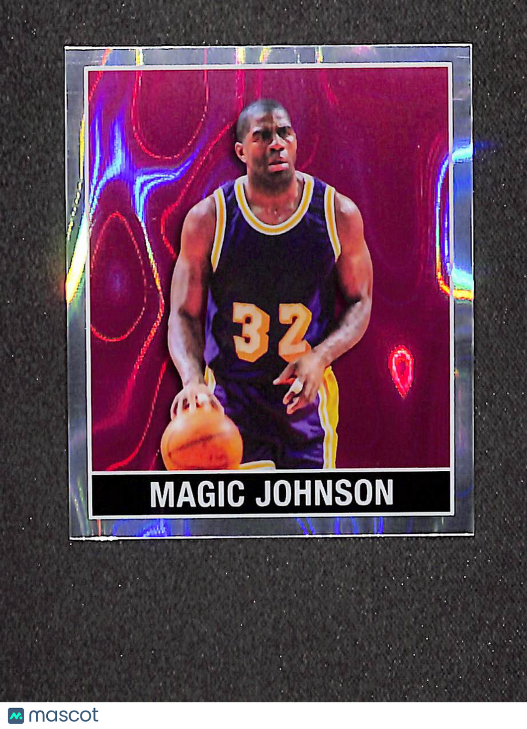 Magic Johnson 2025 Leaf 15th Anniversary 1948 Base Lava Pink #48B-109 /8