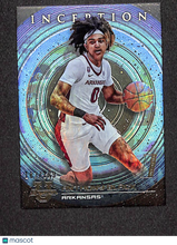 Load image into Gallery viewer, Anthony Black 2023 Topps Bowman U Inception Aqua Foil #36 /199
