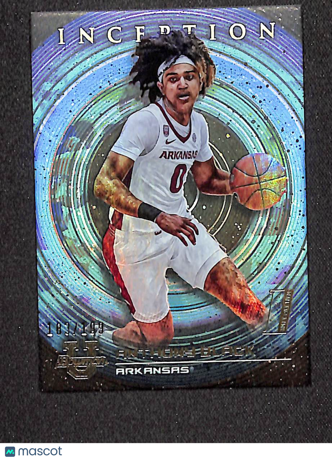 Anthony Black 2023 Topps Bowman U Inception Aqua Foil #36 /199