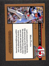 Load image into Gallery viewer, Mike Piazza 2025 Leaf 15th Anniversary 1992 Base Lava Silver #92B-116 /15
