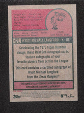 Load image into Gallery viewer, Wyatt Langford 2024 Topps Heritage Real One Autographs #ROA-WL
