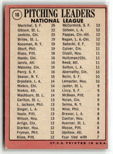 Load image into Gallery viewer, Gibson Marichal Jenkins 1969 Topps National League 1968 Pitching Leaders #10
