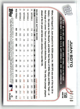 Load image into Gallery viewer, Juan Soto 2022 Topps Father&#39;s Day Powder Blue #150 /50
