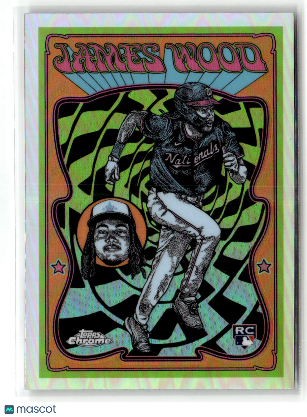 James Wood 2025 Topps Chrome Ultra Violet All-Stars #UV-11 RC