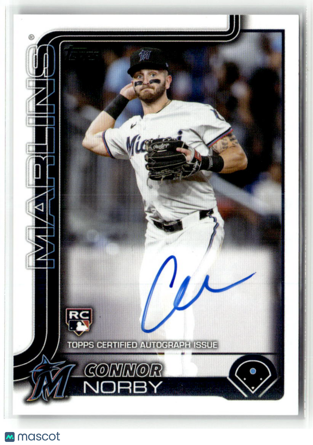 Connor Norby 2025 Topps Series 1 Flagship Real One Autographs #132