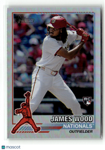Load image into Gallery viewer, James Wood 2025 Topps Heritage 1976 Redefined Holographic #76R-11 RC
