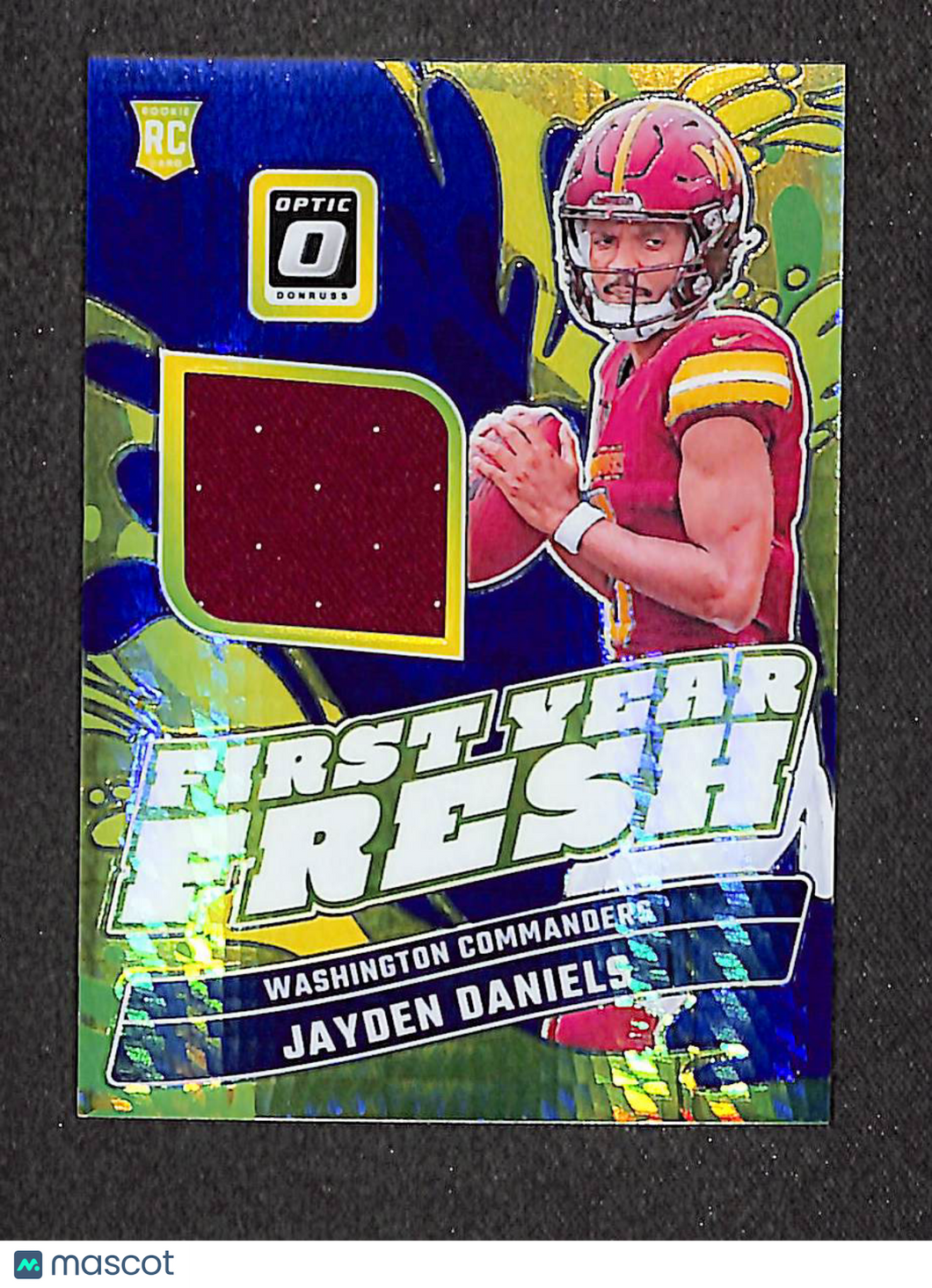 Jayden Daniels 2024 Donruss Optic Football First Year Fresh Prizm #FYF-JDS