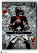 Load image into Gallery viewer, C.J. Stroud 2023 Wild Card 5 Card Draw SingleKing Sparkles Foil Board #SD-CS 1/1

