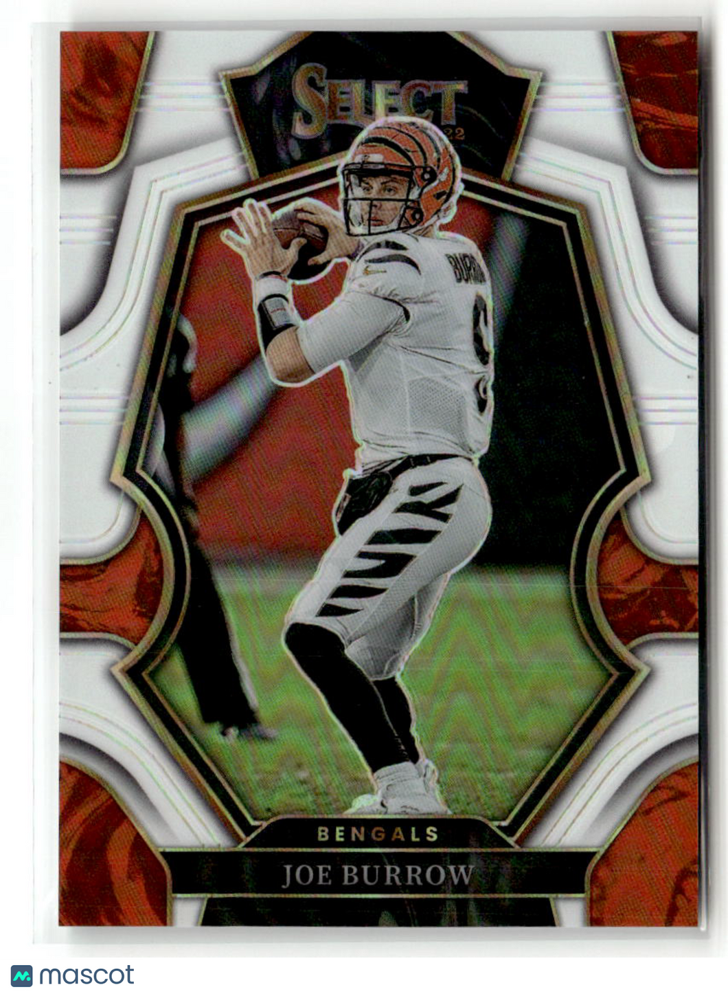 Joe Burrow 2023 Panini Select Football White Prizm #120 01/35