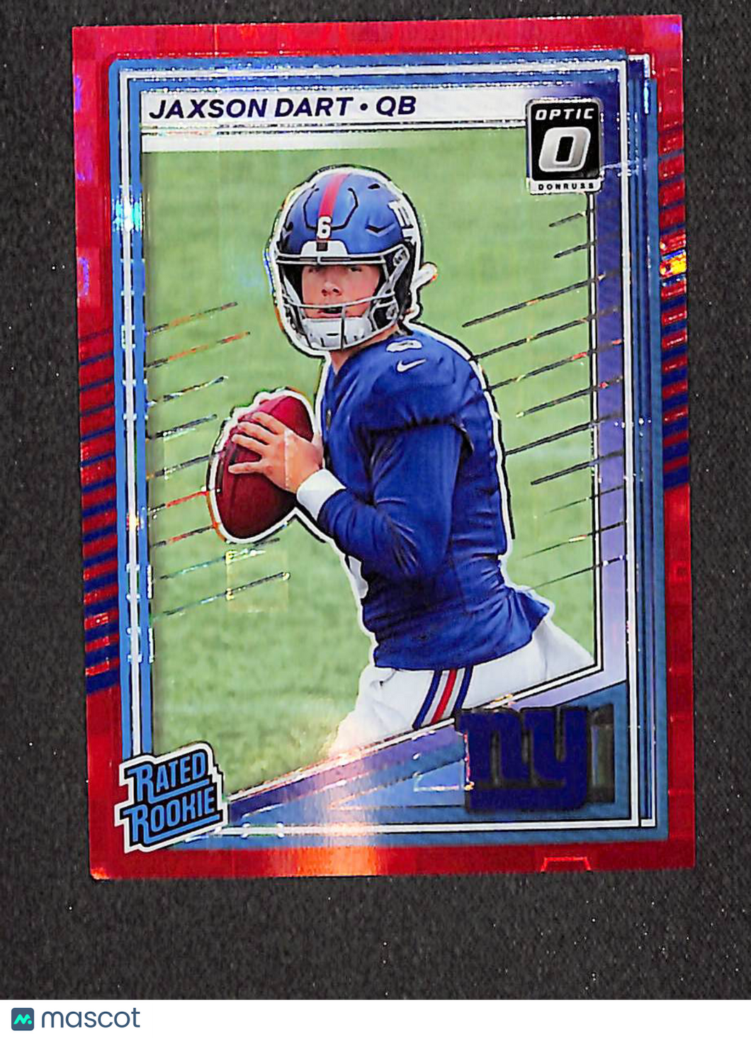 Jaxson Dart 2025 Panini Donruss Optic Preview Red Pandora #400