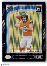 Load image into Gallery viewer, Bo Nix 2024 Panini Donruss Optic Purple Shock #209
