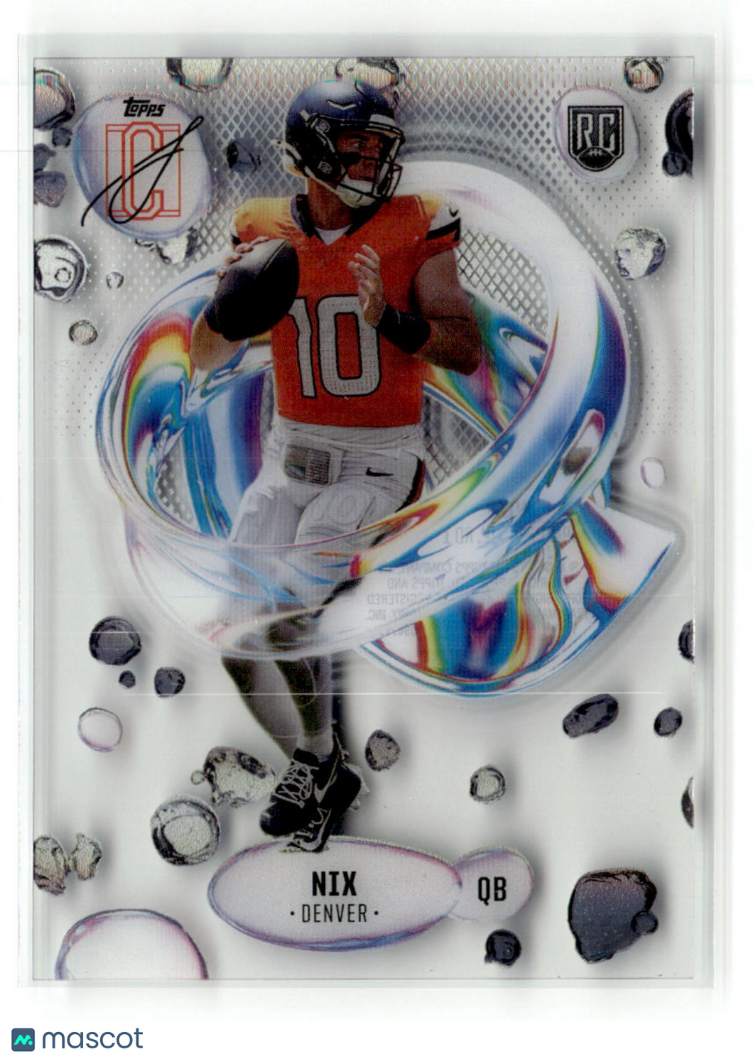 Bo Nix 2025 Topps Signature Class #F-4 RC