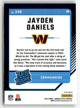 Load image into Gallery viewer, Jayden Daniels 2024 Panini Donruss Optic Rated Rookie Green Velocity #248
