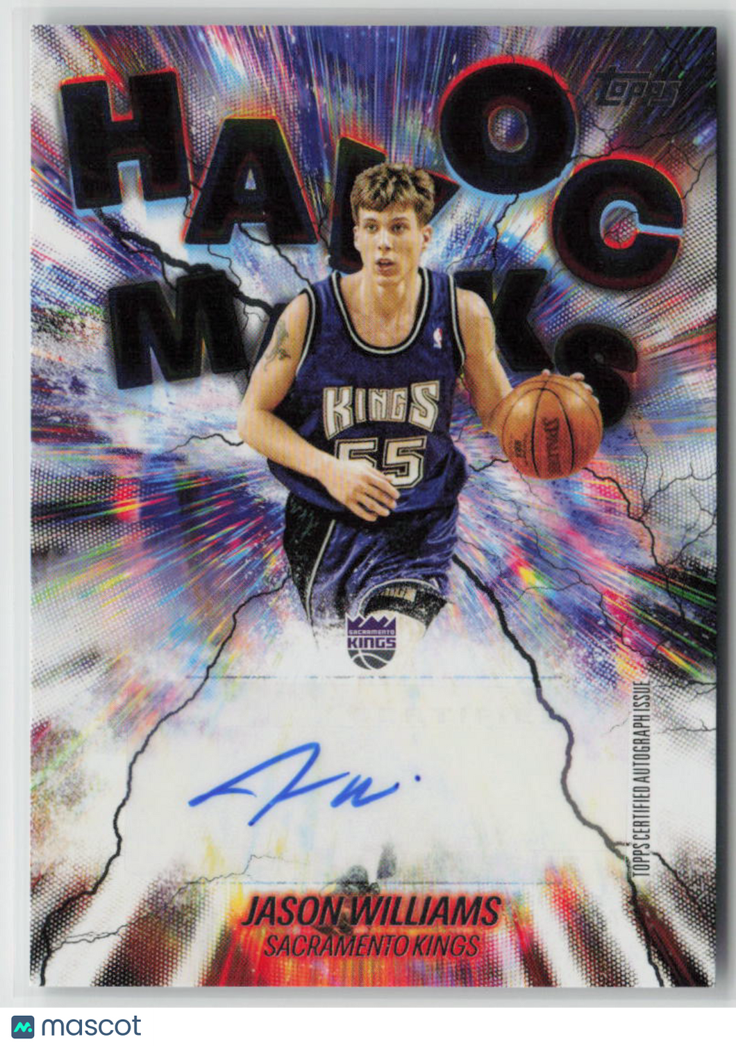 Jason Williams 2025 Topps Havoc Marks #HM-JW