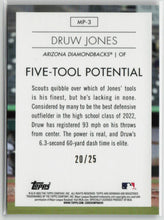 Load image into Gallery viewer, Druw Jones 2023 Bowman Modern Prospects Orange Refractors #MP-3 /25
