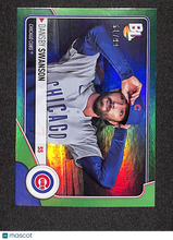 Load image into Gallery viewer, Dansby Swanson 2023 Topps Big League Baseball Green #WR-81 /99

